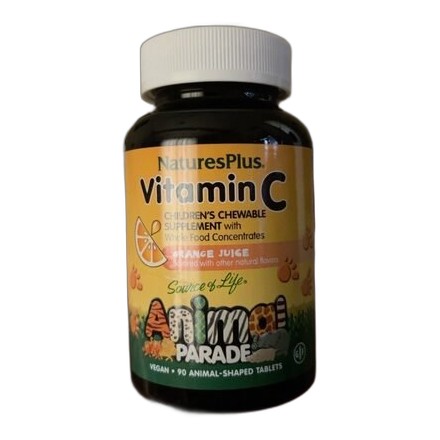 NATURESPLUS ANIMAL VITAMIN C CHILD CHEWABLE 90S (P1)