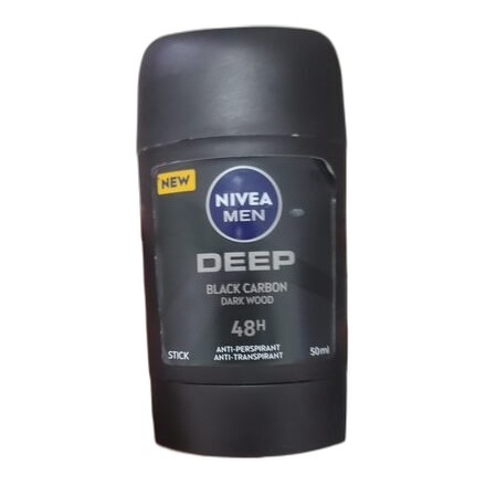 NIVEA MEN DEEP BLACK CARBON DARK WOOD ROLL ON 50ML