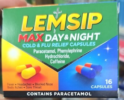 Lemsip max  day & night (Cold&Flu) 16s