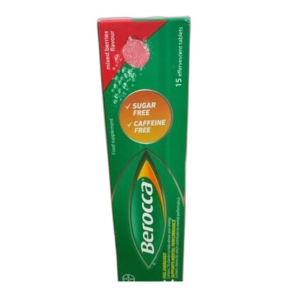 BEROCCA BOOST  MIXED BERRIES EFFERVESCENT 15'S (P1)