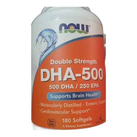 NOW DHA-500  FISH OIL 180s