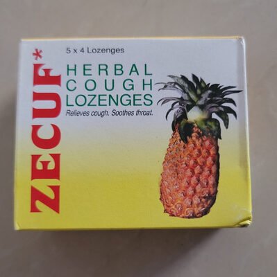 ZECUF PINEAPPLE LOZENGES 20S
