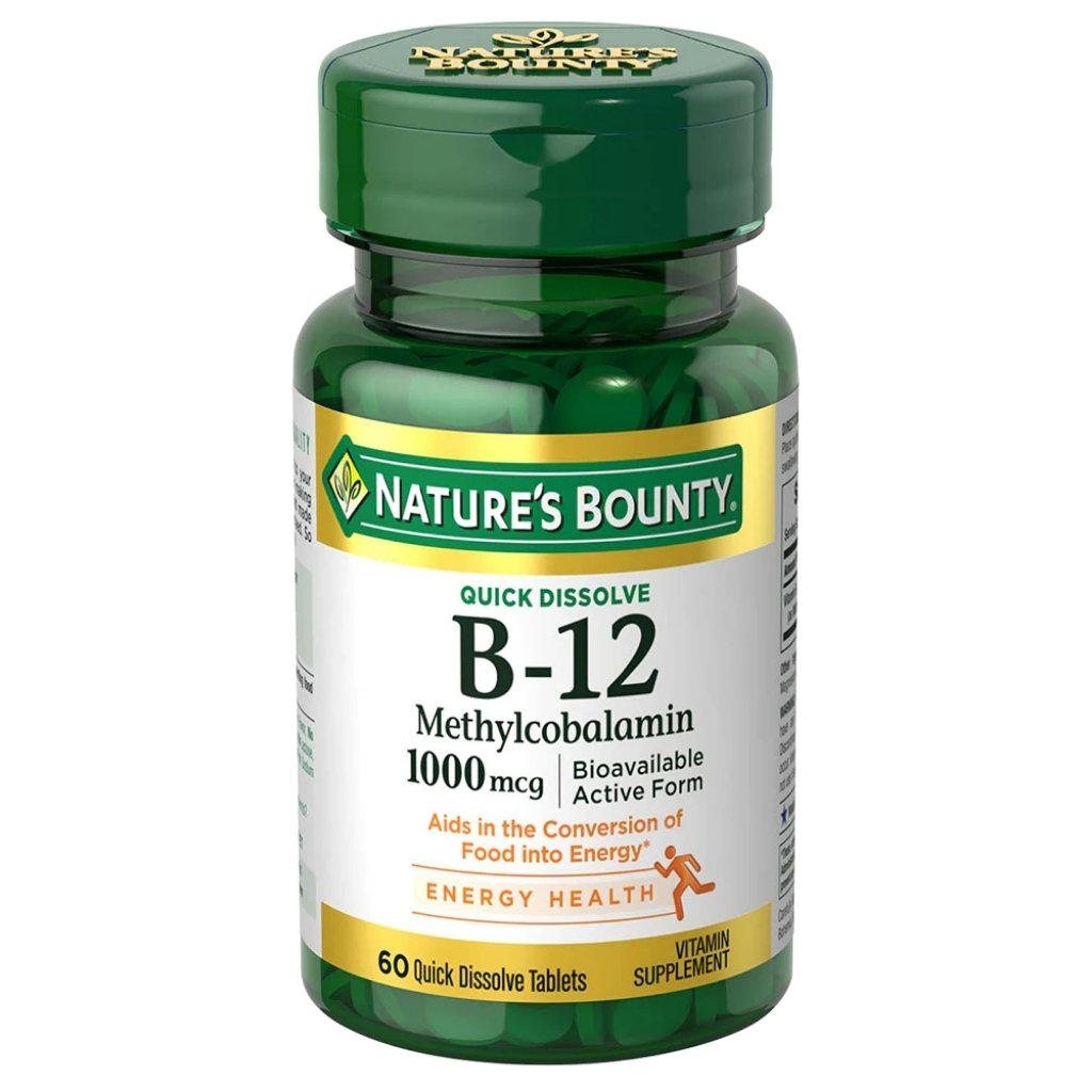 NATURES BOUNTY B 12 1000MCG 60S