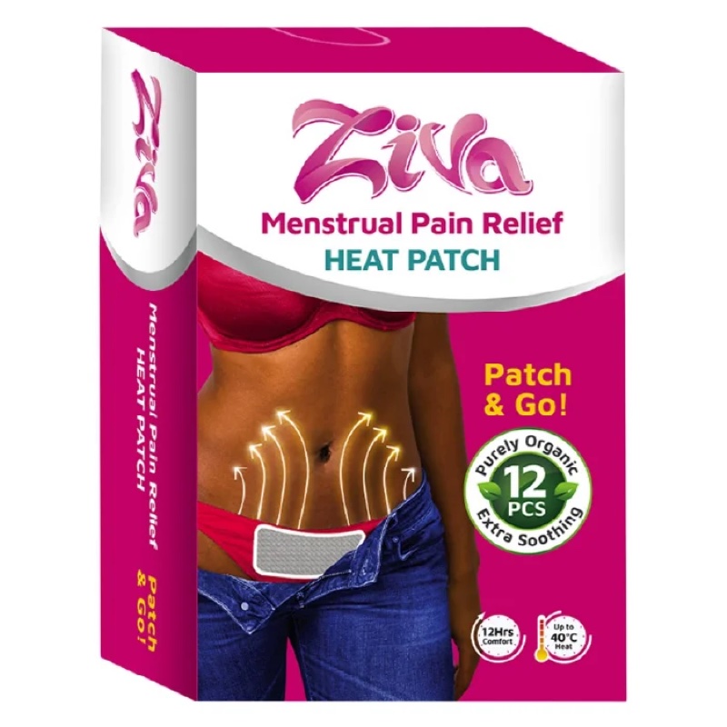 ZIVA PERIOD PAIN RELIEF HEAT PATCH 10S