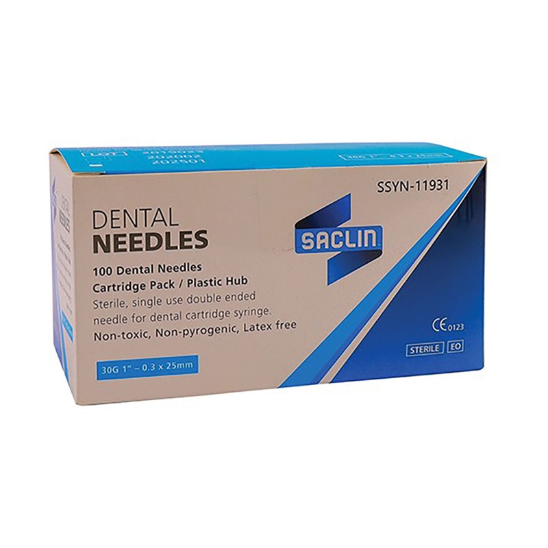 DENTAL NEEDLES 30G*25MM 100'S