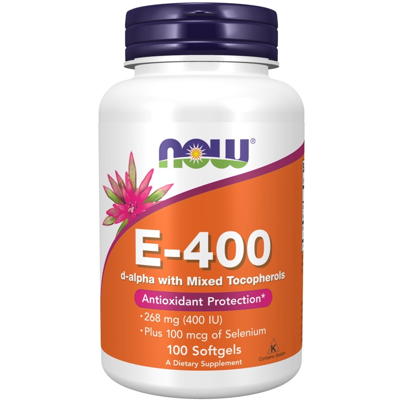 NOW E-400 MIXED TOCOPHEROLS 100'S