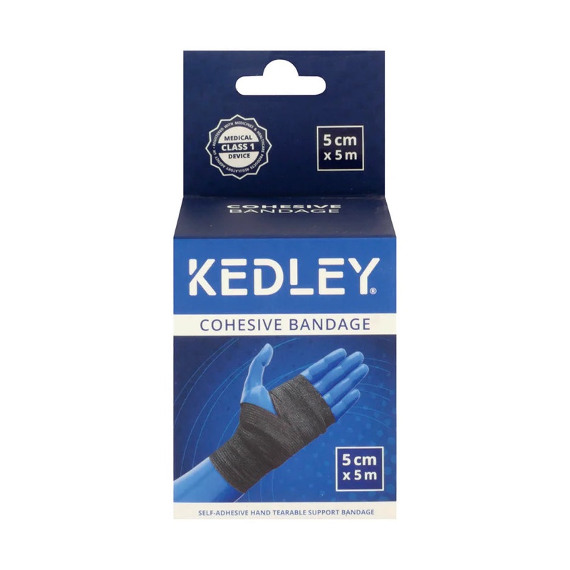 KEDLEY COHESIVE BANDAGE BLACK(5CM*5M)