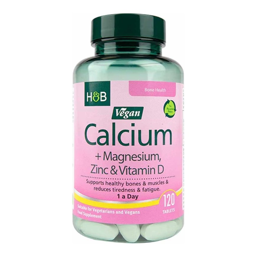HB CALCIUM MAGNESIUM,ZINC AND VITAMIN D 120S(P1)VEGAN 