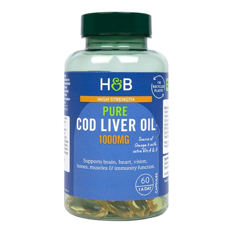 HB COD LIVER OIL 1000MG CAPS 60S (P1)