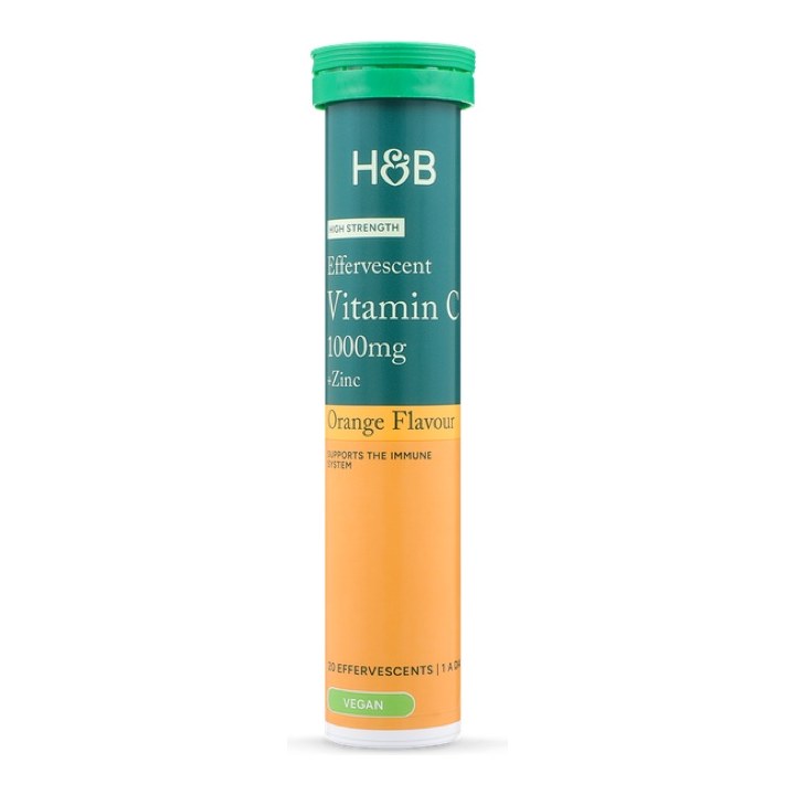 HB VITAMIN C AND ZINC EFFERVESCENT ORANGE 20S (P1)
