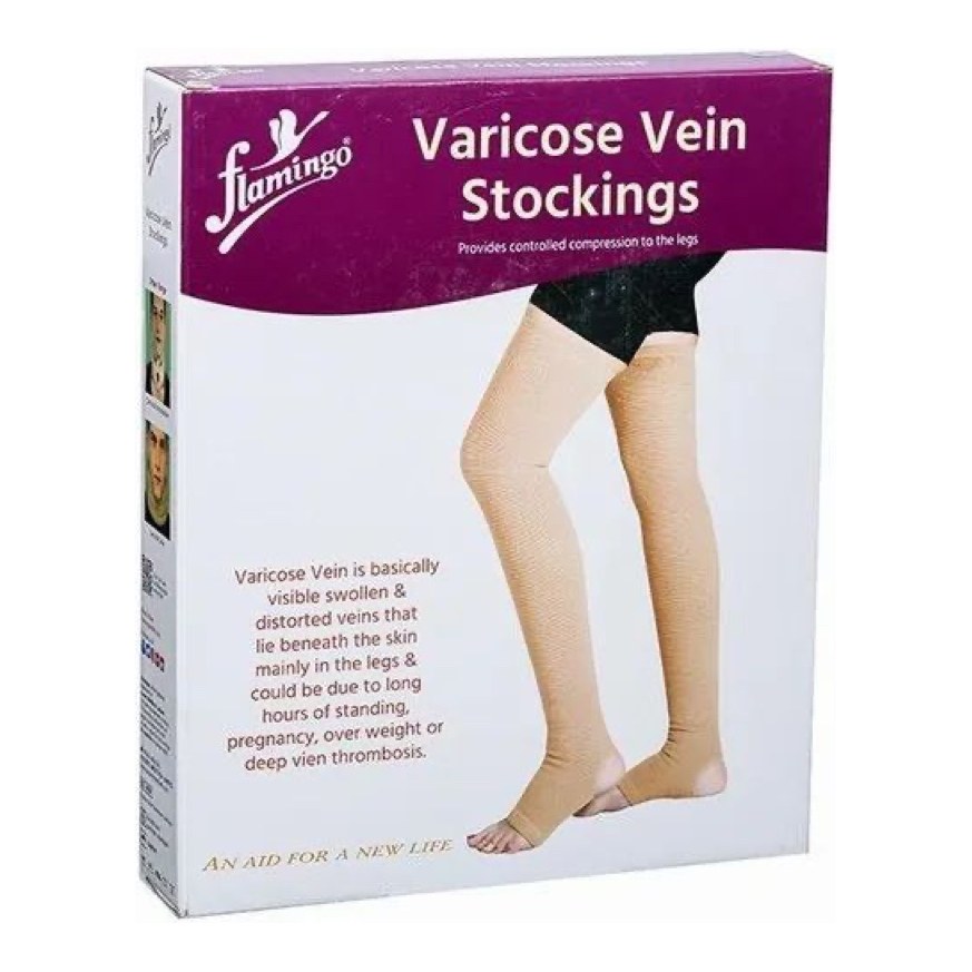 FLAMINGO VARICOSE VEIN STOCKINGS XL 