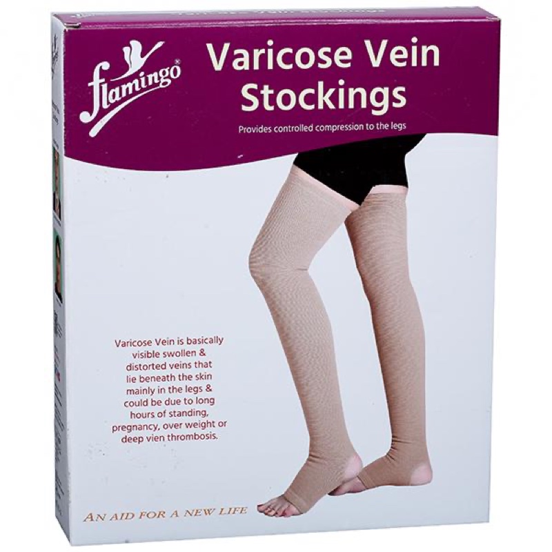 FLAMINGO VARICOSE VEIN STOCKINGS L