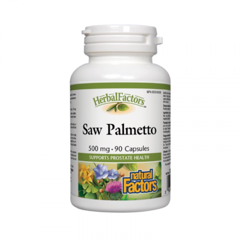 NATURAL FACTORS SAW PALMETTO 500MG 90S(P1) 