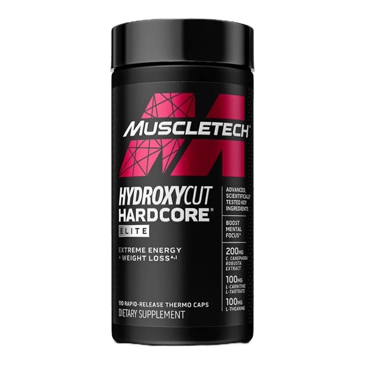 MUSCLETECH HYDROXYCUT HARDCORE ELITE 55SERVINGS