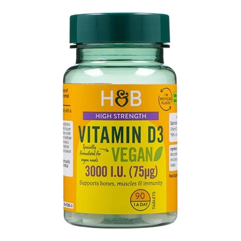 HB VITAMIN D 3000IU/75UG 90S(P1)  