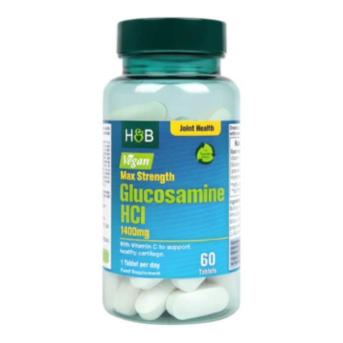 HB GLUCOSAMINE HCL 1400MG 60S (P1) 