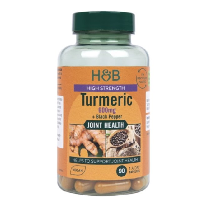 HB TURMERIC 600MG/BLACK PEPPER 90S (P1)   