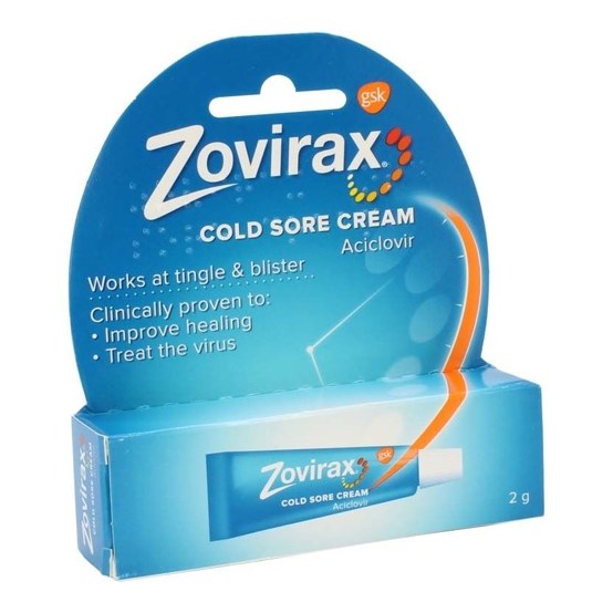 Zovirax Cold Sore Cream 30gm