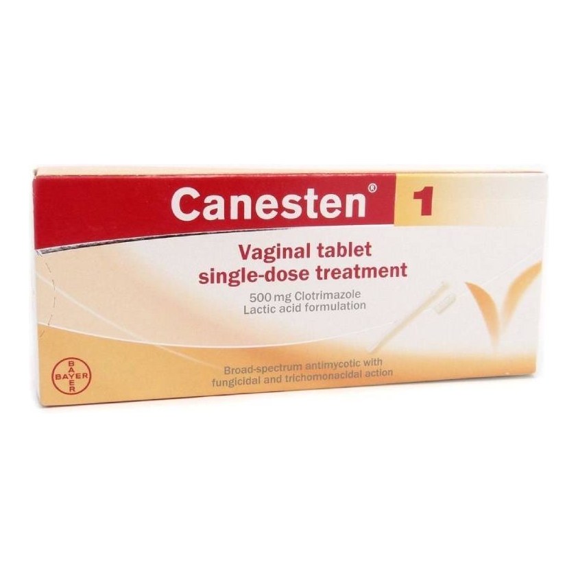 CANESTEN VAGINAL 500MG TABLET 1S