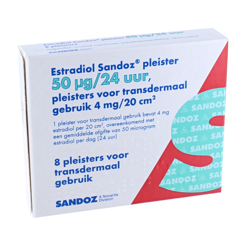 SANDOZ ESTRADIOL PATCH DERM 50MCG 8'S (P1)