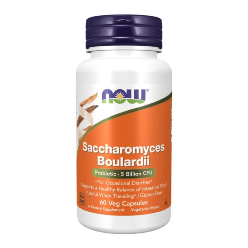 NOW SACCHAROMYCES BOULARDII CAPS 60S (P1)