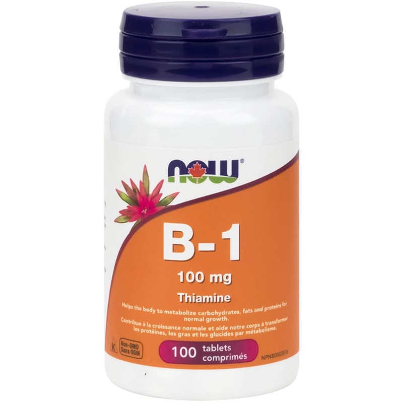 NOW VITAMIN B1 THIAMINE TABS 100S(P1) 