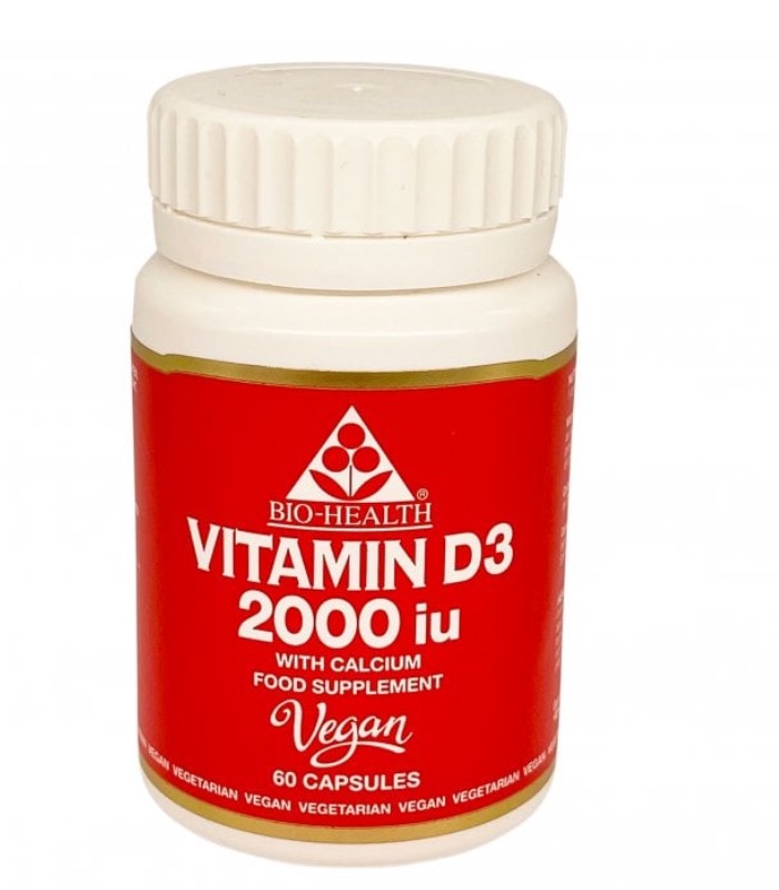 BIO HEALTH VITAMIN D3 2,000 IU VEGAN 60'S(P1) 