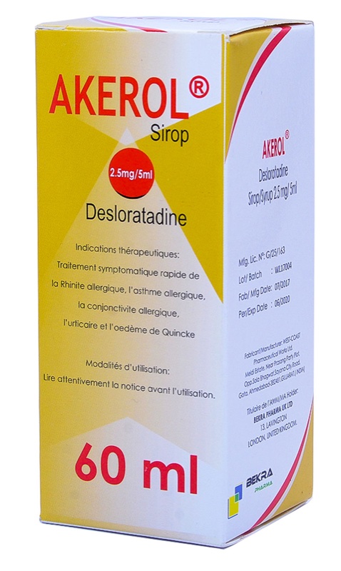 AKEROL 2.5MG/5ML SYRUP 60ML 