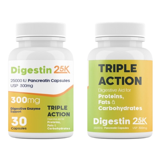 Pancreatin 300mg 30S Digestin 25k