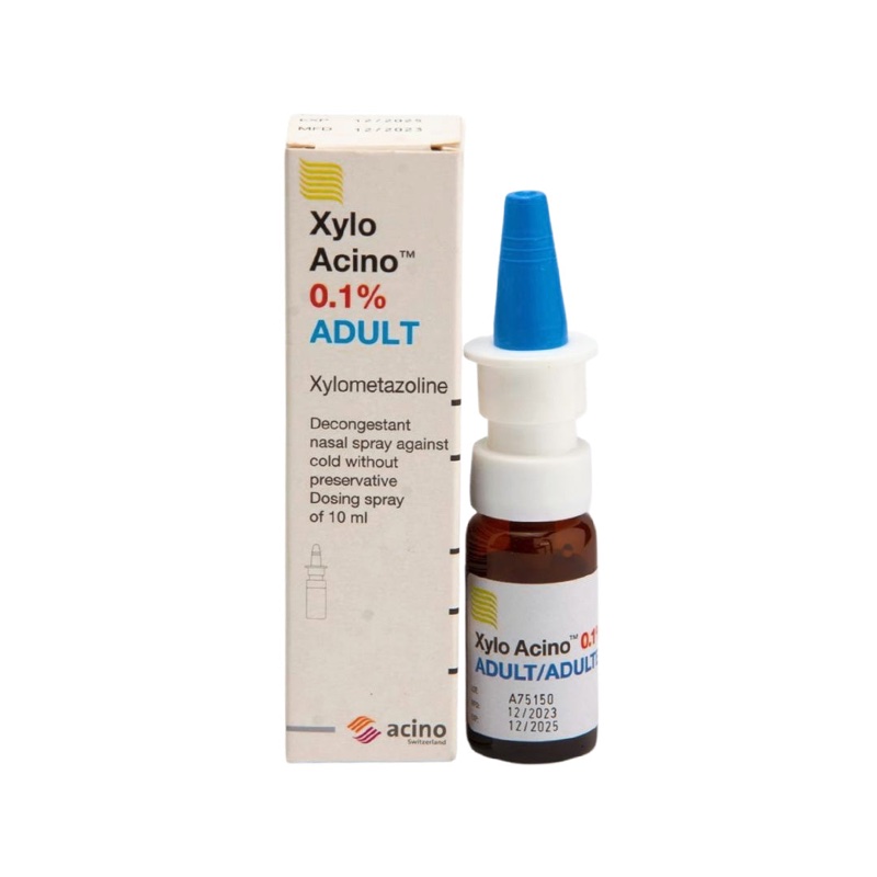 xylo acino nasal spray 0.001 adult