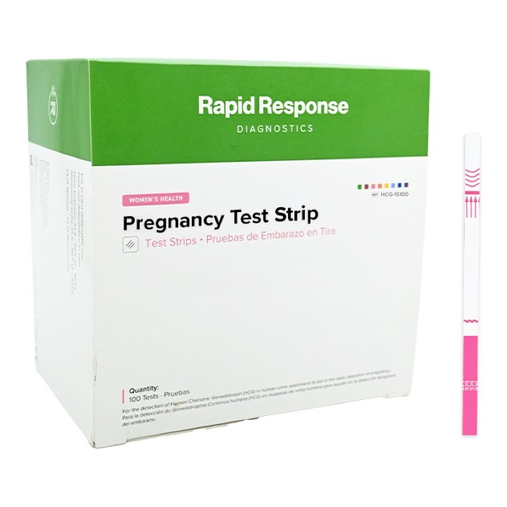PREGNANCY TEST KIT 100'S HCG STRIPS
