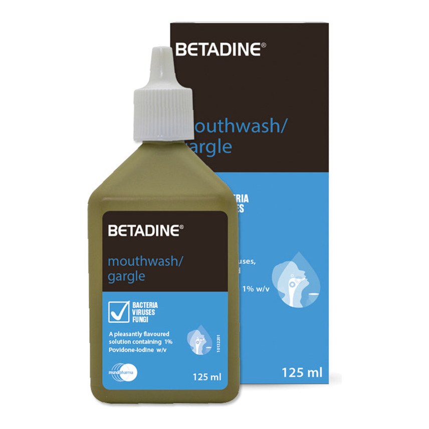 Betadine Mouth Wash 125ml 