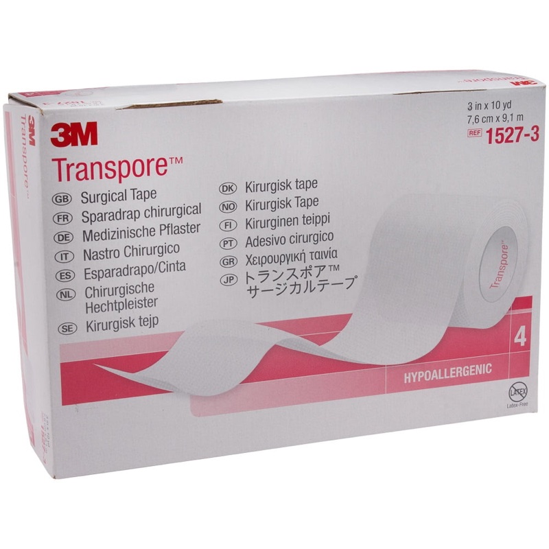 TRANSPORE TRANSPARENT TAPE 3INCH 4S