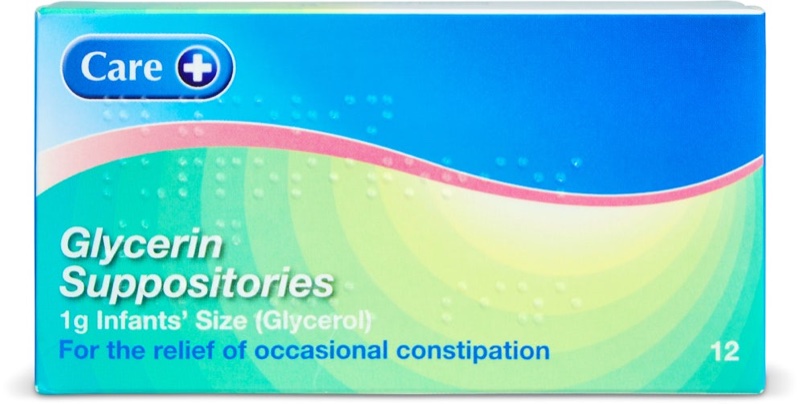 Glycerol 1g Suppositories infants 12'S