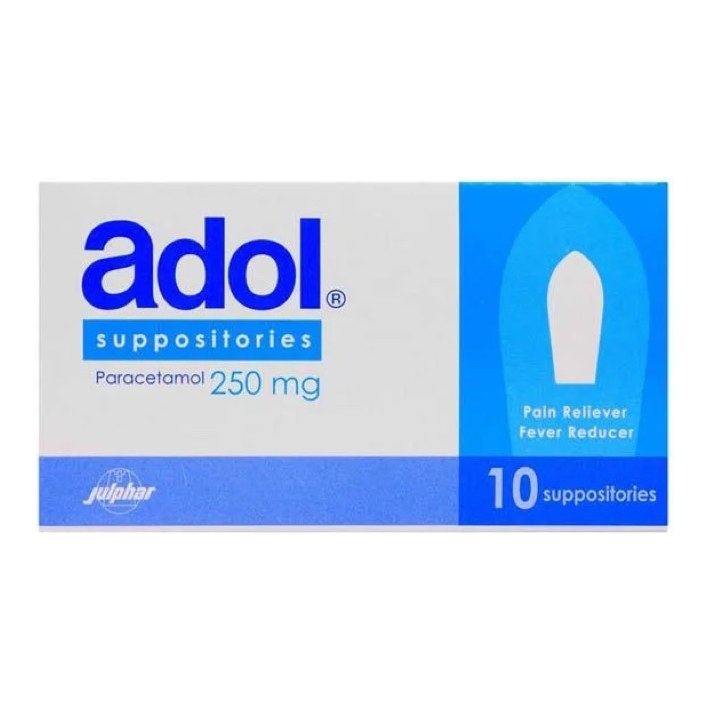 Adol 250mg Suppositories10S