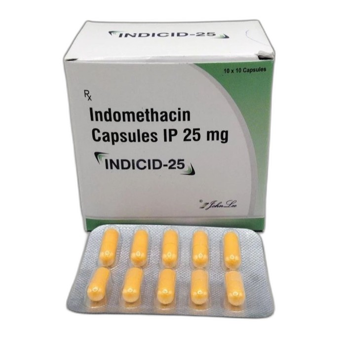 Indomethacin 25mg 100’s
