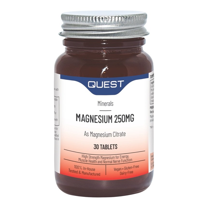 Magnesium 250Mg Quest Minerals 30'S