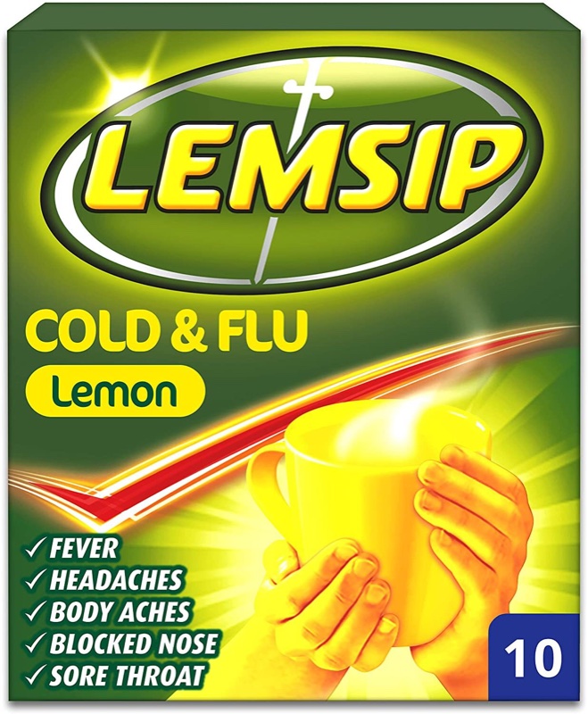 Lemsip cold&flu Lemon 10sachets