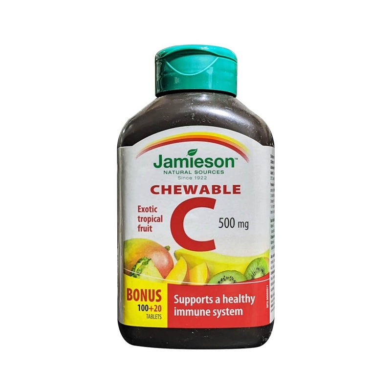 JAMIESON EXOTIC TOPICAL FRUIT IMMUNE SYSTEM 500MG