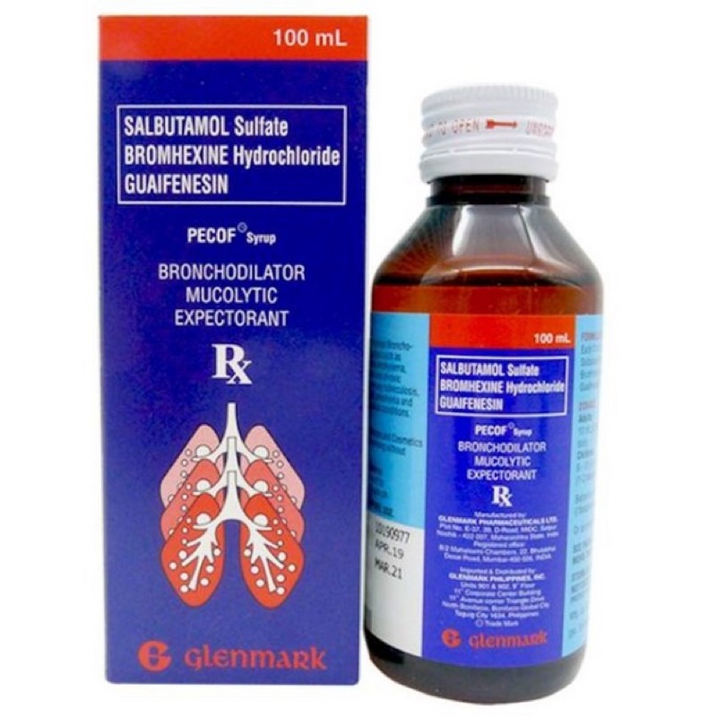 salbutamol / bromhexine / guaifenesin