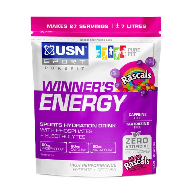 USN Winner's EnerG 500g Rascal Grape