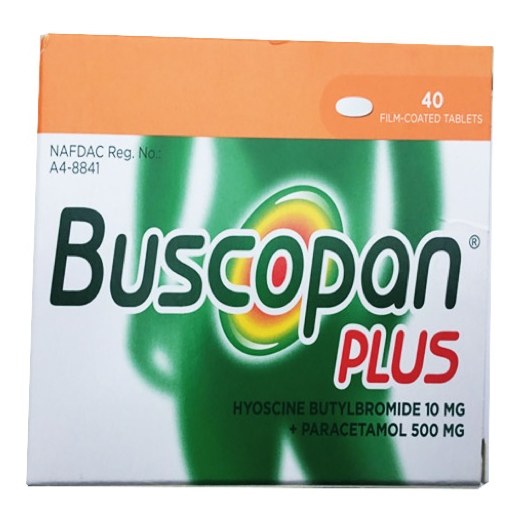 Buscopan plus tabs 40's