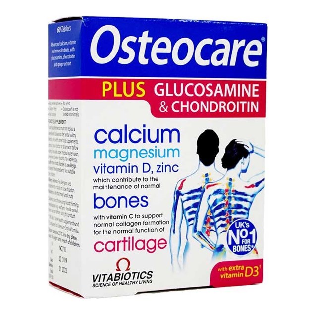 OSTEOCARE PLUS GLUCOSAMINE & CHONDROITIN 60s