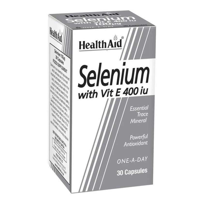 HEALTH AID Selenium 100ug + Vitamin E 400iu 30S 
