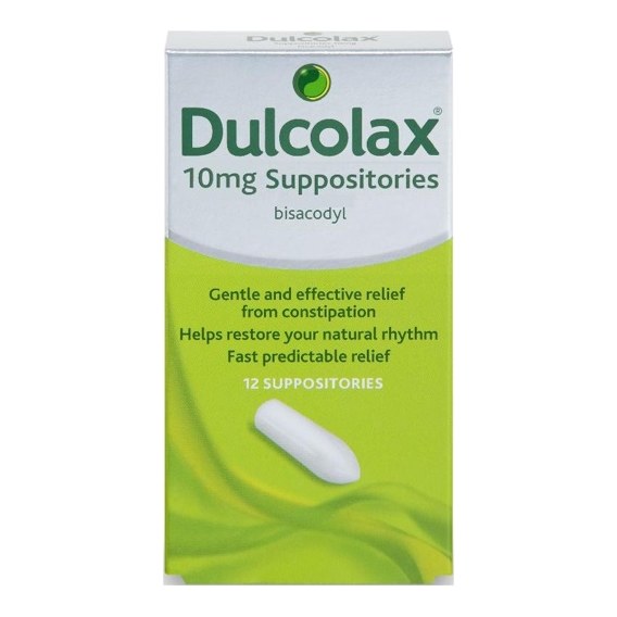 DULCOLAX SUPP 10MG 12'S