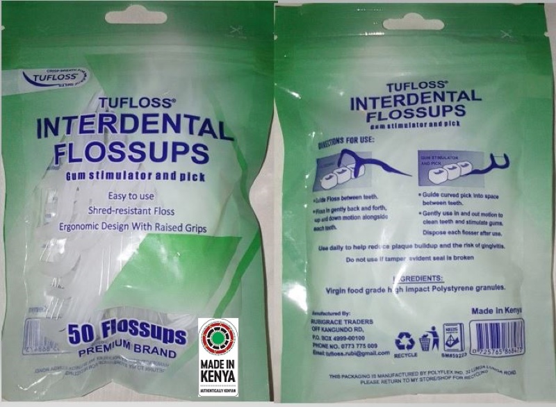 TUFLOSS DENTAL FLOSSUPS