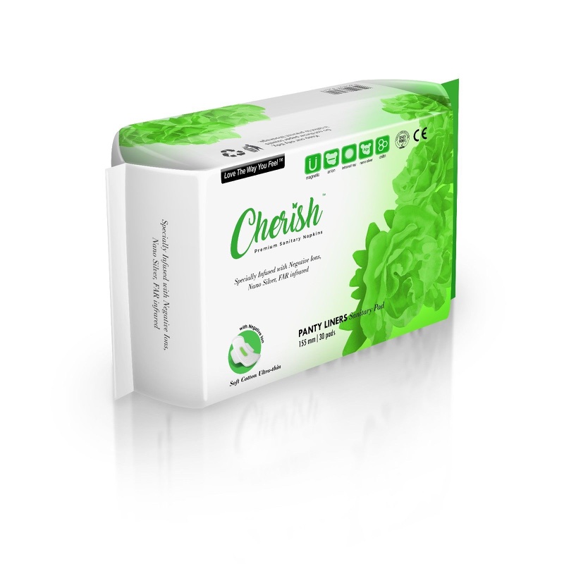 HUMAN CHERISH 155MM 25S PANTY LINERS