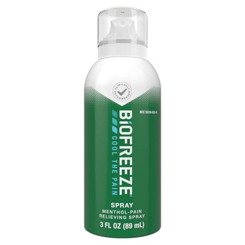 BIOFREEZE COLOURLESS 3Oz spray