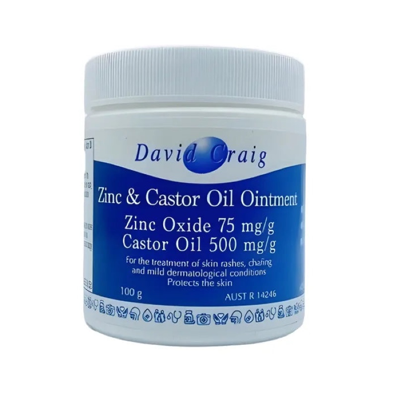 ZINC & CASTOR OINTMENT 100G