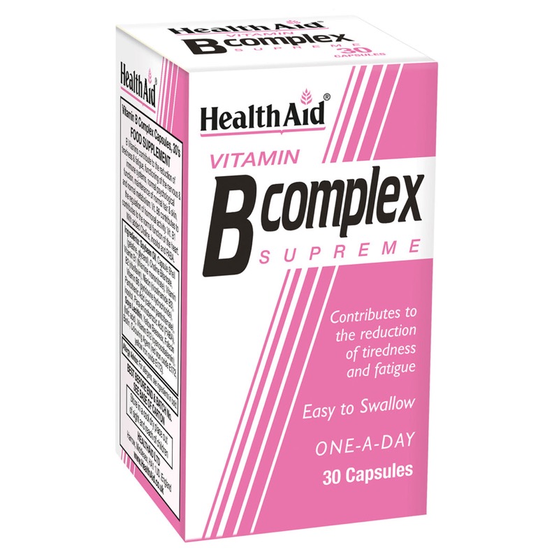 HEALTH AID VITAMIN B COMPLEX SUPREME 30S (P1)  